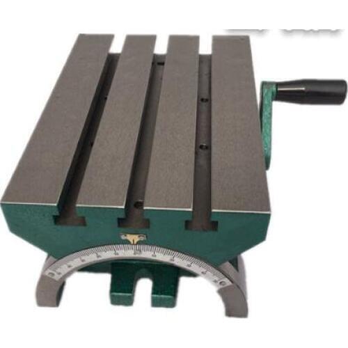 10-inch adjustable angle table inclinable angle platform milling machine drilling table