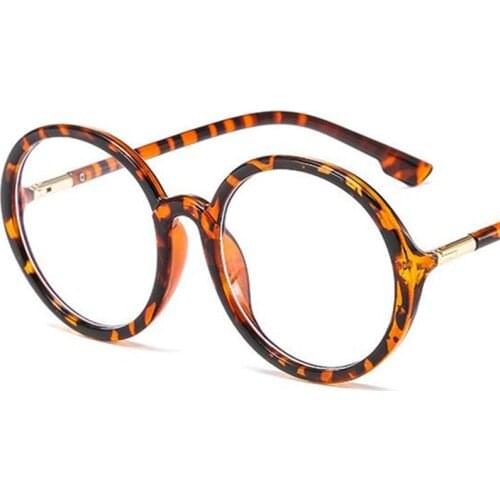 10P Fashion Anti-Blue Glasses Women & Men Optical Eyewear Round Frame Spectacles Anti-UV Spectacles Eyeglasses