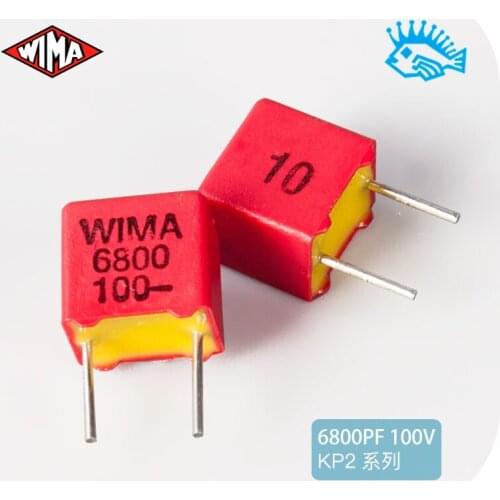 5pcs/50pcs 6800pF 100V FKP2 Germany WIMA 682/6n8 brand new original fever audio capacitor