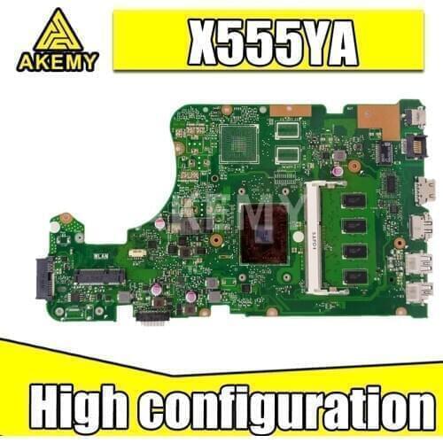 Free usb board For Asus X555Y X555YA X555YI X555D X555DG A555D K555Y Laptop mainboard Motherboard 8G-RAM A10-9600