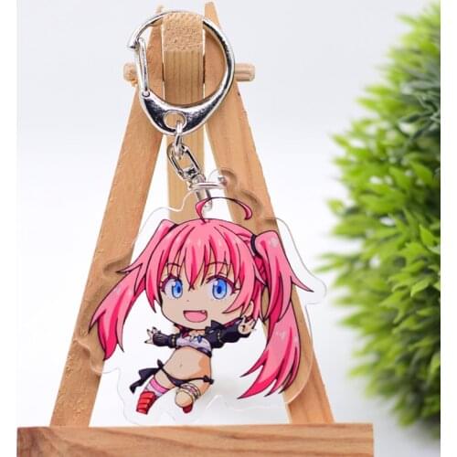 WL0920 Chibi Keychain Acrylic Cartoon Keyring Accessories That Time I Got Reincarnated as a Slime