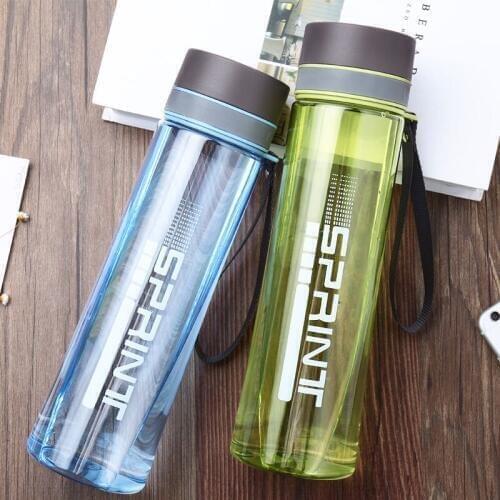 Water Bottle 800ml 1000ml Plastic Gourde En Plastique Sport Direct Drinking Shaker Bottles Hiking Portable Bottle For Water