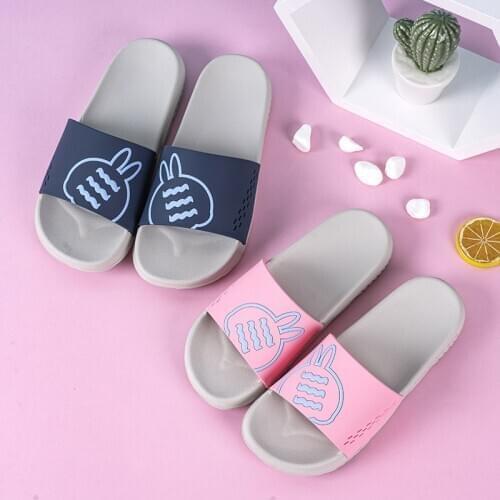Couples Slippers Women Home Indoor Cute Cartoon Soft Bathroom Non-slip Bath Men Men Shoes Slippers Men Designer Slippers Men