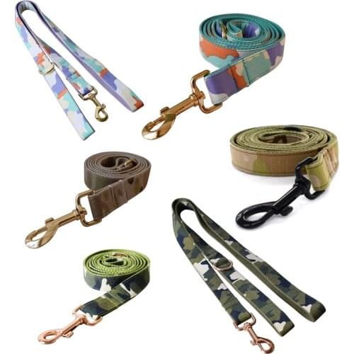 Camouflage Dog Leash Personalized Harness Engraved Pet Name Retailing Pet Supplies Dog Accessories Dog Rope Leash