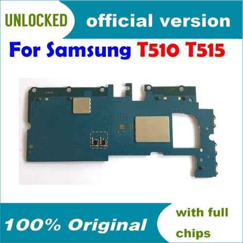 For Samsung Galaxy Tab A SM-T510 SM-T515 T510 T515 16GB motherboard Mainboard Logic Board Circuits card fee Flex Cable