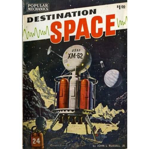 Destination Space External Galaxy Classic Retro Vintage Kraft Poster Canvas DIY Wall Sticker Home Bar Posters Decor Gift