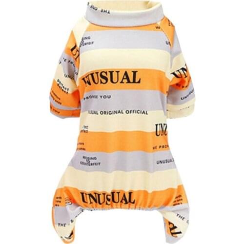 Dog Printed Clothes Dog Pajamas Jumpsuit Coat For Small Dogs Puppy Dog Cat Chihuahua Sleepingwear Cotton Clothing Jumpsuit