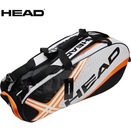 Original Tennis Bag 3-6 Tennis Rackets Men Tennis Backpack Djokovic Same Type Tennis Racket Backpack With Shoes Compartment