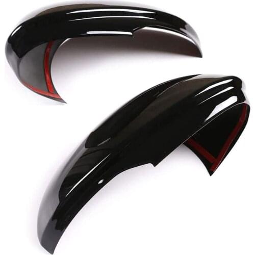 Suitable for Alfa Romeo Giulia 952 2016-2021 ABS bright black car rearview mirror decorative cover trim