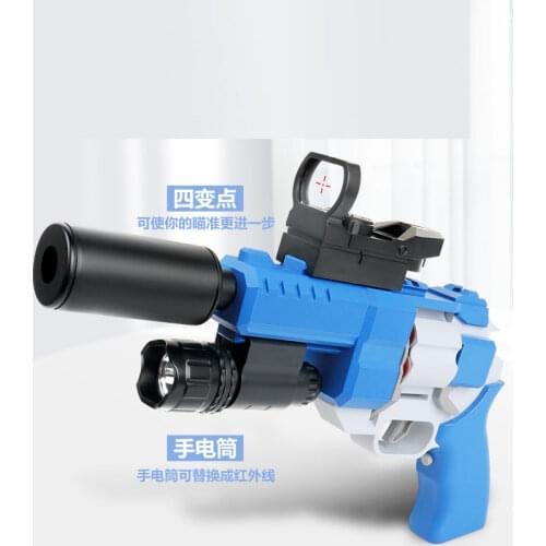 Revolver Glock Pistol Weapon Electric Soft Bullet Toy Gun Pistola Blaster Safe Heat Shotgun For Adults Boys Birthday Gifts