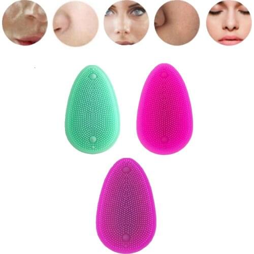 Silicone Facial Wash Pad Exfoliating Blackhead Removal Face Cleaning Brush Tool Soft Deep Cleaning Face Brushes Face Care