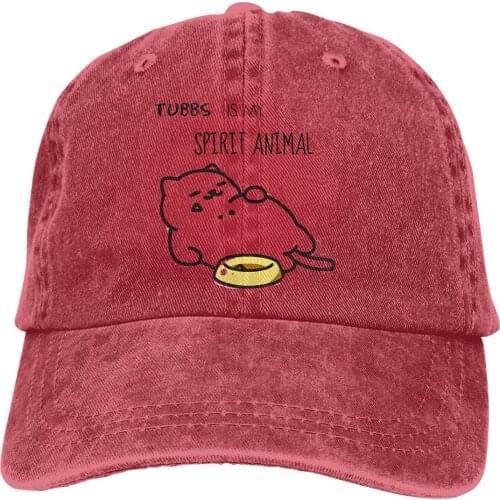 Tubbs Is My Spirit Animal Baseball Cap Men Neko Atsume Kitty Collector Funny Games Caps colors Women Summer Snapback Caps