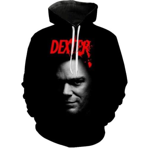 Dexter 3D Printed Hoodies TV Series Fashion Sweatshirt Men Women Casual Oversized Hoodie Tracksuit Harajuku Unisex Tops Clothing