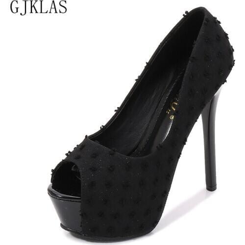 Platform Heels Women Pumps Peep Toe Shoes for Women Heels Wedding Dance Shoes Women High Heels Sandal Platform Shoe Woman