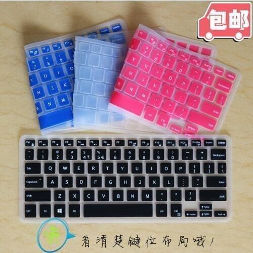 13.3 Silicone Keyboard Skin Cover Protector For DELL XPS 13 9343 9350 XPS13R 1508 1708 3505 Only For Dell NEW XPS 13 2015
