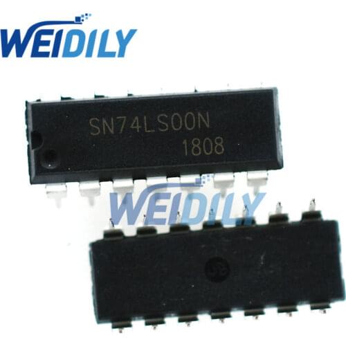 10PCS/LOT HD74LS00P DIP14 HD74LS00 DIP SN74LS00N 74LS00 DIP-14 New