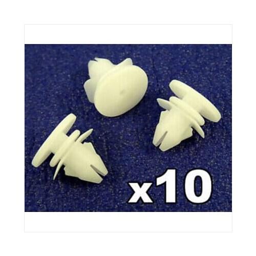 10x For Volvo Sideskirt, Sill Cover & Body Moulding Plastic Trim Fastener Clips