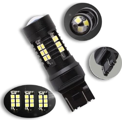 2pcs 7440 7443 LED Bulb 1200Lm T20 W21W LED auto light W21/5W LED WY21W Car Brake Reverse Light 12V Lamp Turn Signal