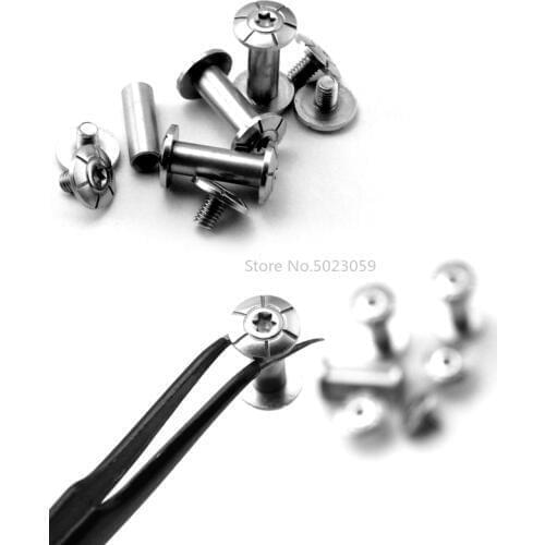 4pieces Tool holder screw Tool DIY folding knife screw Rivet pair lock Make tool screw