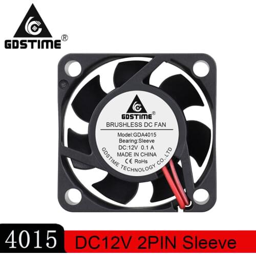 5 Pieces LOT Mini 2Pin 4015S 40mm x 15mm 4CM 5V Radiator DC Cooling Cooler Fan