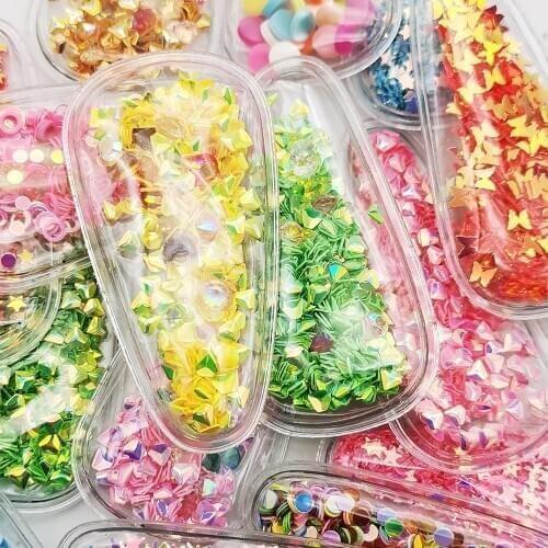 David accessories 10pcs 30*55mm Transparent Sequins Accessories Sequin Applique without Hair Clips DIY Materials,10Yc10435