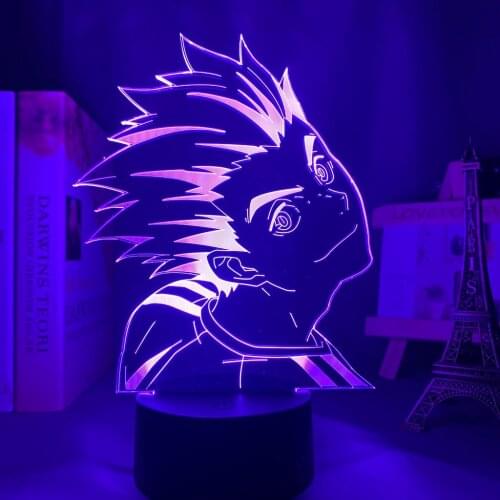 Anime Night Light Haikyuu Koutarou Bokuto for Bedroom Decor Nightlight Kids Child Birthday Gift Manga 3d Lamp Bokuto Haikyu