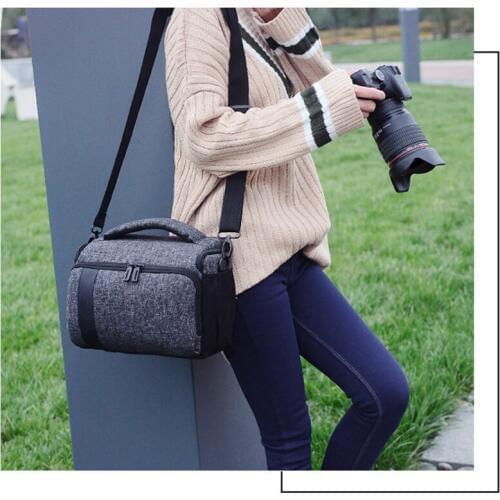 Portable Camera Bag case for Nikon D7200 D7100 D5500 D5300 D5200 D5100 D3300 D3200 D90 Z6 Z7 Z50 P900S Shockproof shoulder pouch