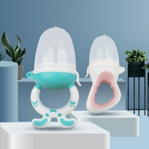 Baby Nipple Fresh Food Silicone Baby Pacifiers Feeder Kids Fruit Feeding Nipple Safe Supplies Nipple Teat Pacifier Bottles