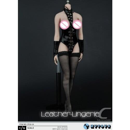 1/6 scale figure doll accessory Female clothing leather sets for 12" action figure doll Not included body,head and weapon