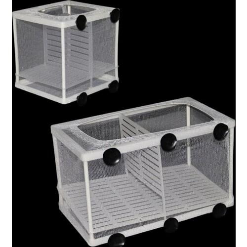 Aquarium Fish Breeding Breeder Box Baby Fish Hatchery Isolation Net Fish Tank Incubator Box Hanging Aquarium Accessory Supplies