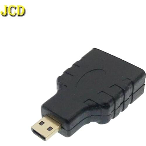 JCD 1PCS Micro HDMI Male to HDMI Female Adapter Type D to A HDMI Connector Converter Adapter For Xbox 360 for PS3 HDTV L19