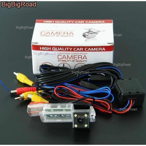 BigBigRoad Car Rear View Reverse backup Camera with Filter / power relay For Porsche Carrera Turbo GT / 911 996 997 918 Boxster