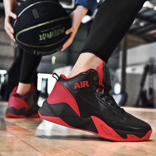 Brand PU Basketball Shoes Rubber Platform Anti-Slip Wear-Resistant Mens Sneakers Winter Sport Shoes Basket Homme Spring Autumn