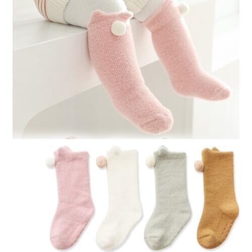 0-3Y Infant Baby Socks for Girls Cotton Cute Newborn winter socks Boy Toddler Socks Baby Clothes Accessories
