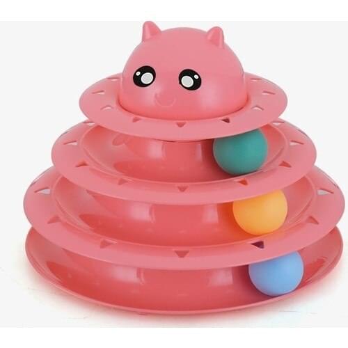 Petzoom 3 Layer Cat Toy Cat Headdress