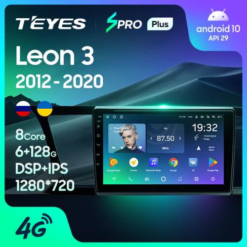 TEYES SPRO Plus For Seat Leon 3 2012 - 2020 Car Radio Multimedia Video Player Navigation GPS Android 10 No 2din 2 din DVD