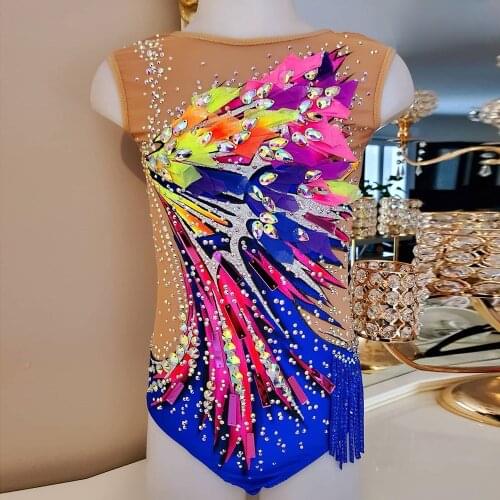 LIUHUO Womens Girls' Adult Kid Performance Ballet Rhythmic Gymnastics Competition Leotard Ice Figure Skating Dress Dance child