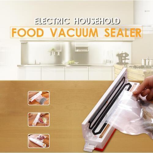 Vacuum Food Sealer Electric Food Packaging Machine 430 Mmhg Vacuum Degree 100W 220 V/50Hz Automatic Food Processor
