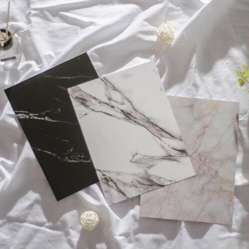 Japanese Style Nail Art Photo Props Marble Background Paper Nail Work Display Board