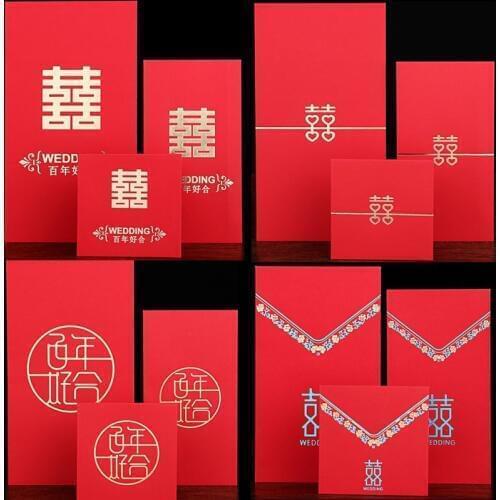 Money Bag Red Envelope Creative New Chinese Wedding Birthday 10pcs/lot Red Size Year Moving Hongbao Blessing Brand Name Model