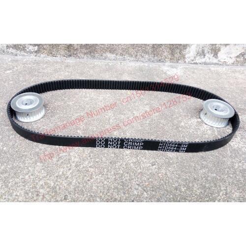 High quality 2pcs 30 teeth HTD3M Timing Pulley bore 10mm + 1pc HTD 3M timing belt length 816mm width 10mm S3M Free shipping