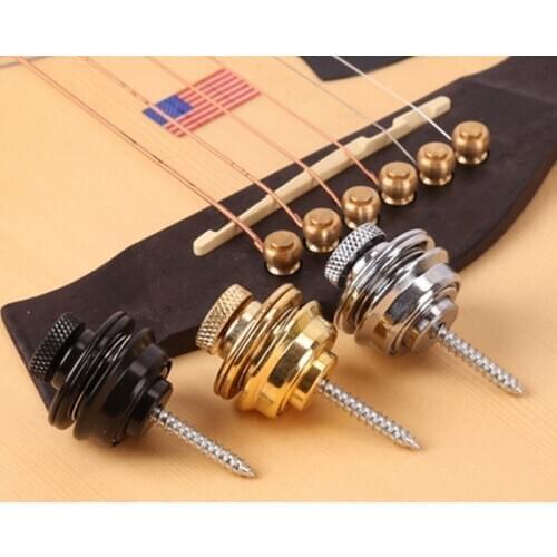 1 PCS Guitar Strap Lock Straplock Button Guitar Buckle Skidproof for Acoustic Electric Bass Strap