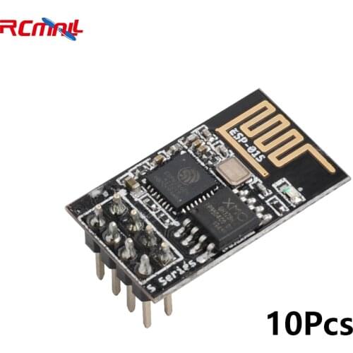 10Pcs ESP8266 ESP-01S 4MB Module Serial WIFI Wireless Transceiver Send Receive Board