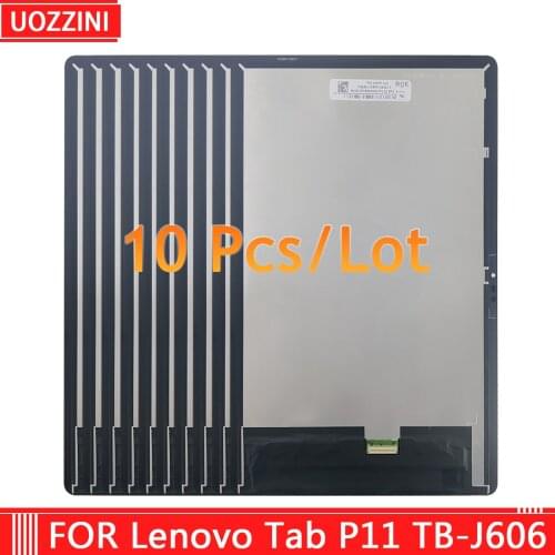 10Pcs New Original LCD 11" For Lenovo Tab P11 / P11 Plus TB-J606 TB-J606F TB-J606L/N LCD Display Touch Screen Digitizer Assembly