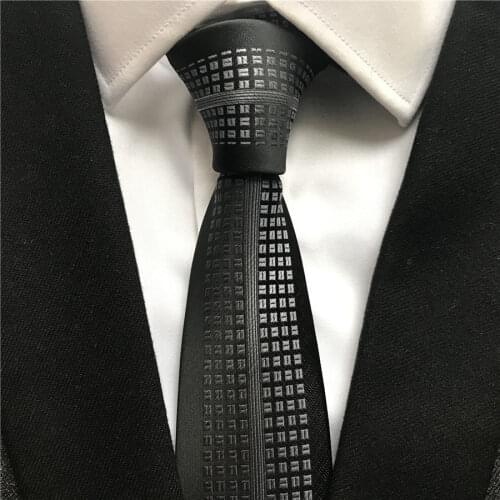 2021 Mens Ties Jacquard Woven Neck Tie Fashion Checked Neckties with Stripes for Men Birthday Gift