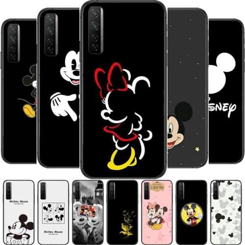 Disney Black Cover Phone For Samsung Galaxy A71 Case Galaxy A51 Cases A50 S20 plus 5g Soft Coque Shell