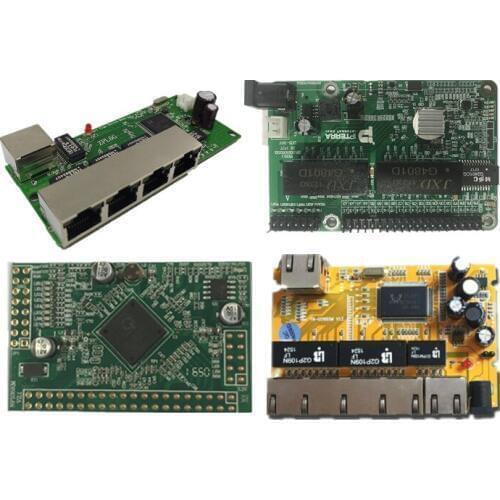 5-port Gigabit switch module is widely used in LED line 5 port 10/100/1000 m contact port mini switch module PCBA Motherboard