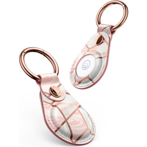 I-BLASON Cosmo Keychain Case for Apple AirTag Stylish Protective Case Holder with Keychain Ring for Apple AirTag 2021