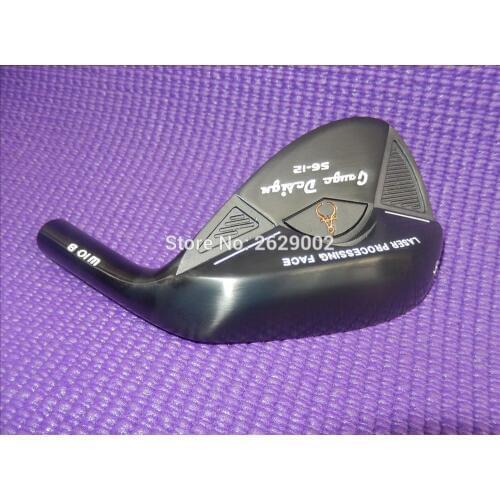 Gauge Design casting carbon steel golf wedge head with laser processing face have 52,56,58 deg loft choose