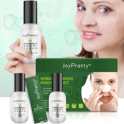 3pc Set Tea Tree To Blackhead Trilogy Nasal Patch Nasal Membrane Blackhead Export Liquid Skin Care Set Deep Cleansing Skin Care